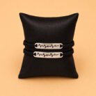 Lifeline Bands for Bhai and Bhabhi (Sterling Silver 925) - Set of 2